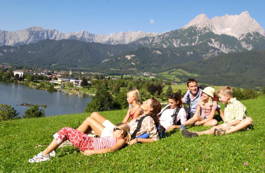 Ferienhotel Lindenhof Leogang Dış mekan fotoğraf